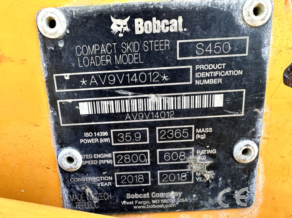MINI CHARGEUR BOBCAT S450 – Image 12