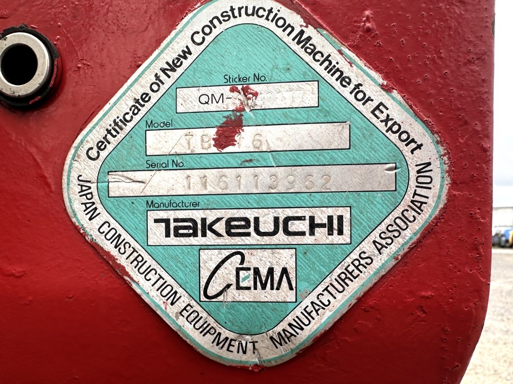 TAKEUCHI-MINI-PELLE SUR CHENILLES A VOIE VARIABLE TB016 – Image 17