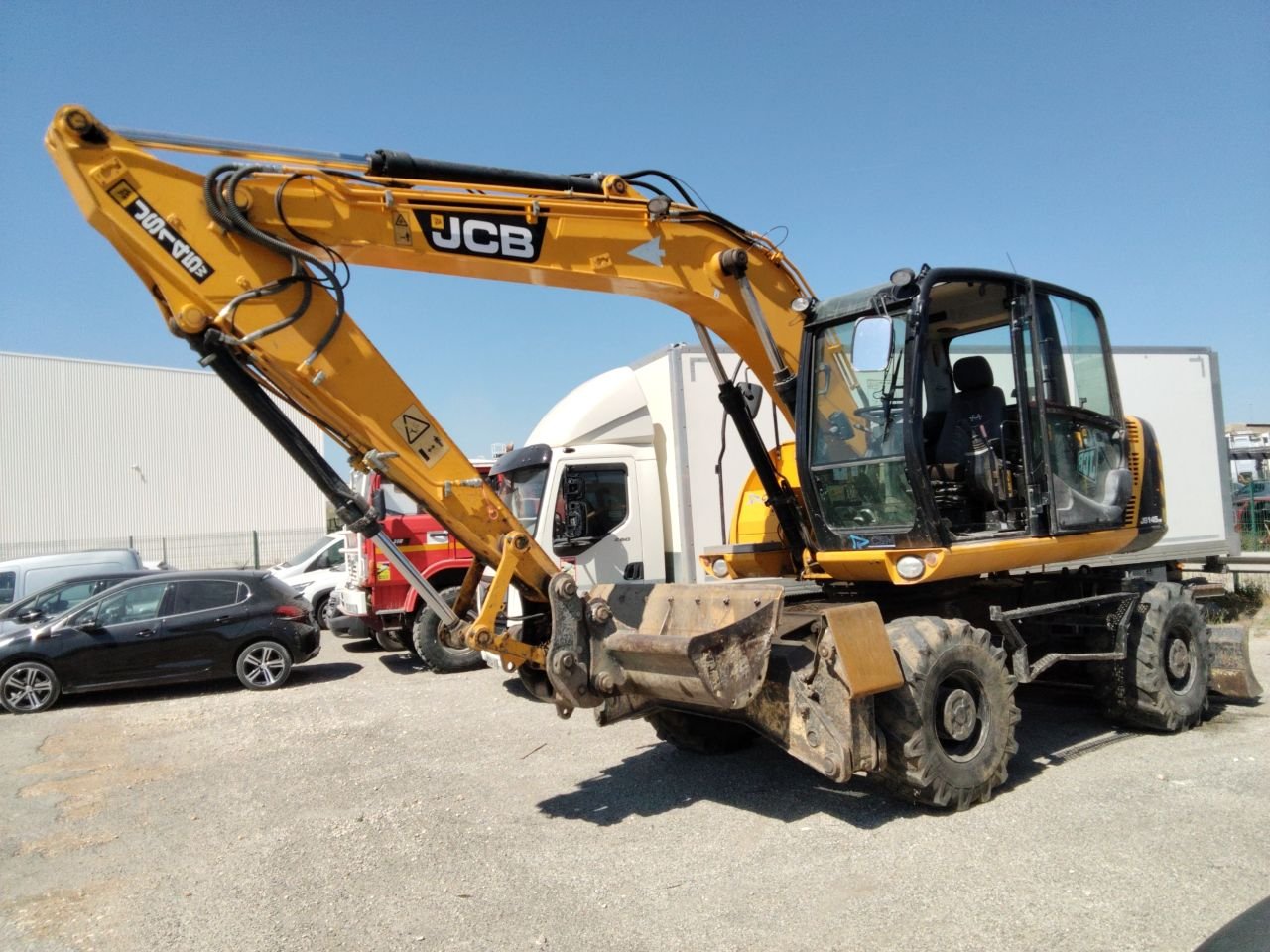 JCB-PELLE SUR PNEUS JS145W – Image 2