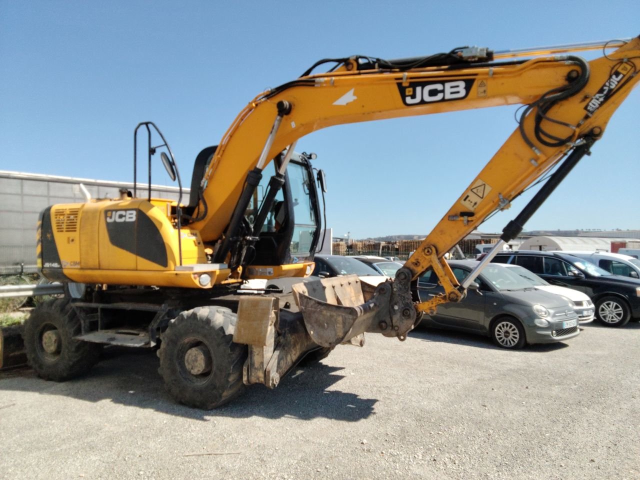 JCB-PELLE SUR PNEUS JS145W – Image 3