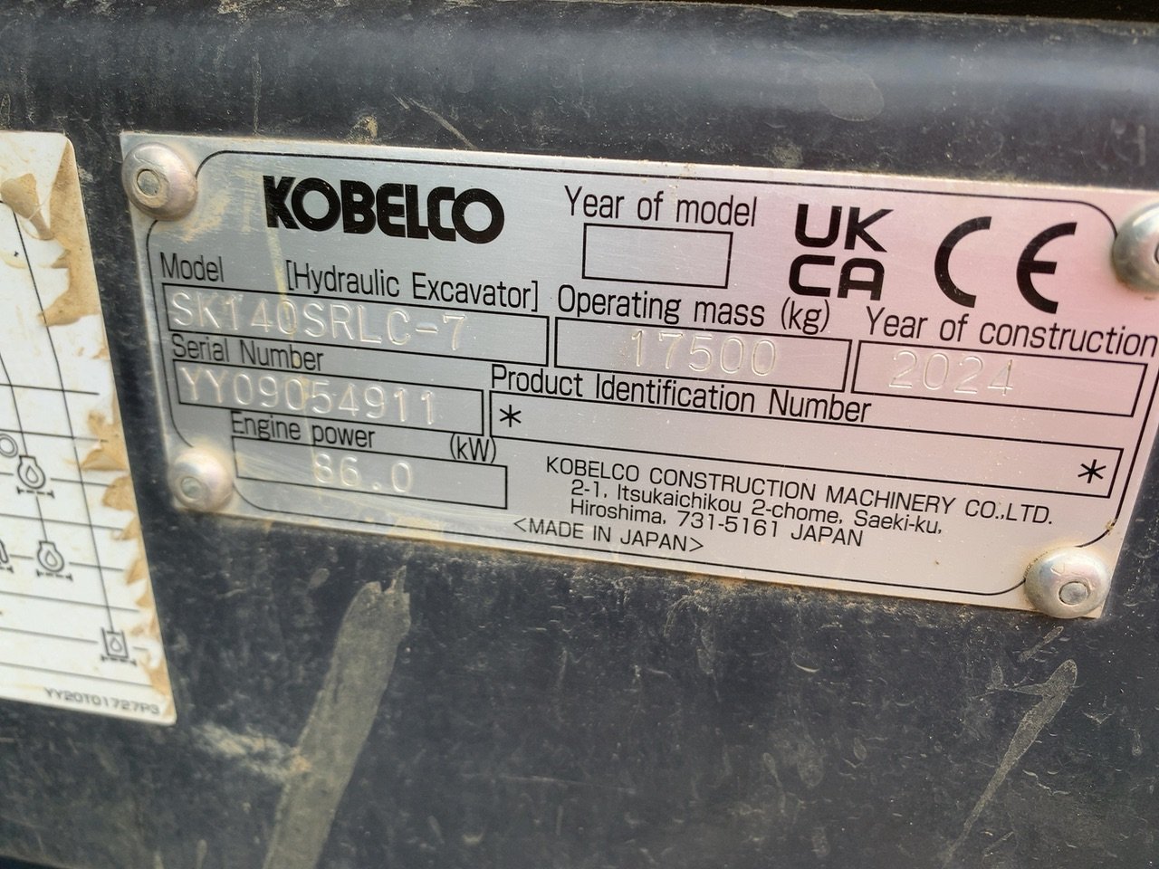 KOBELCO-PELLE SUR CHENILLE SK 140SRLC-7 – Image 9