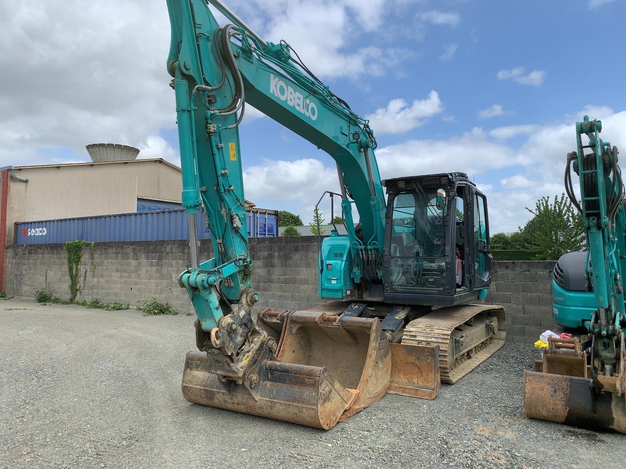 KOBELCO-PELLE SUR CHENILLE SK 140SRLC-7