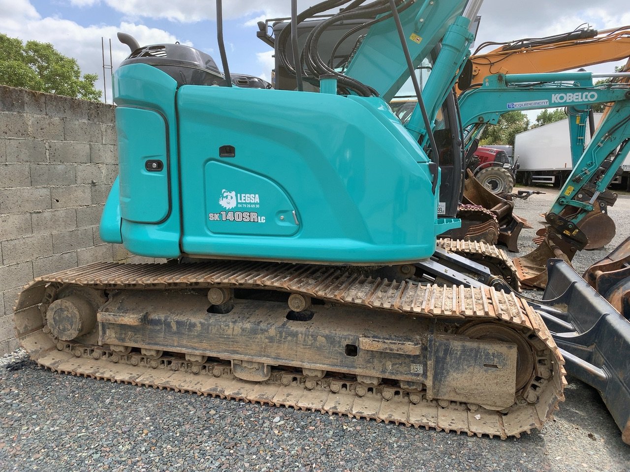 KOBELCO-PELLE SUR CHENILLE SK 140SRLC-7 – Image 11