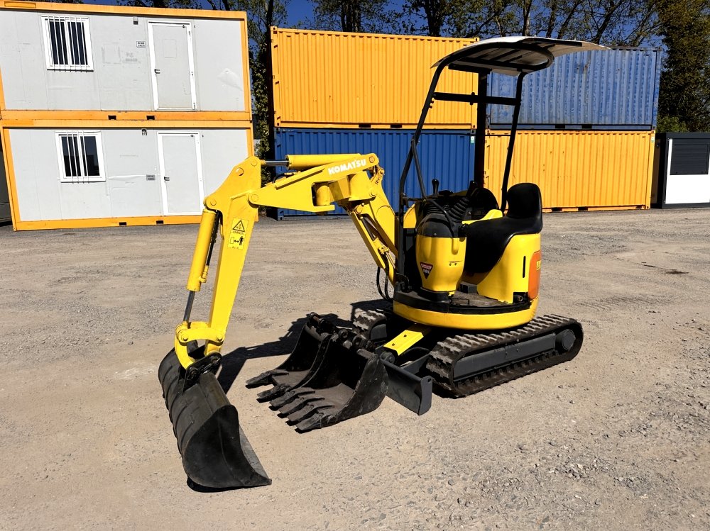 KOMATSU-MINI-PELLE SUR CHENILLES PC08UU-1F