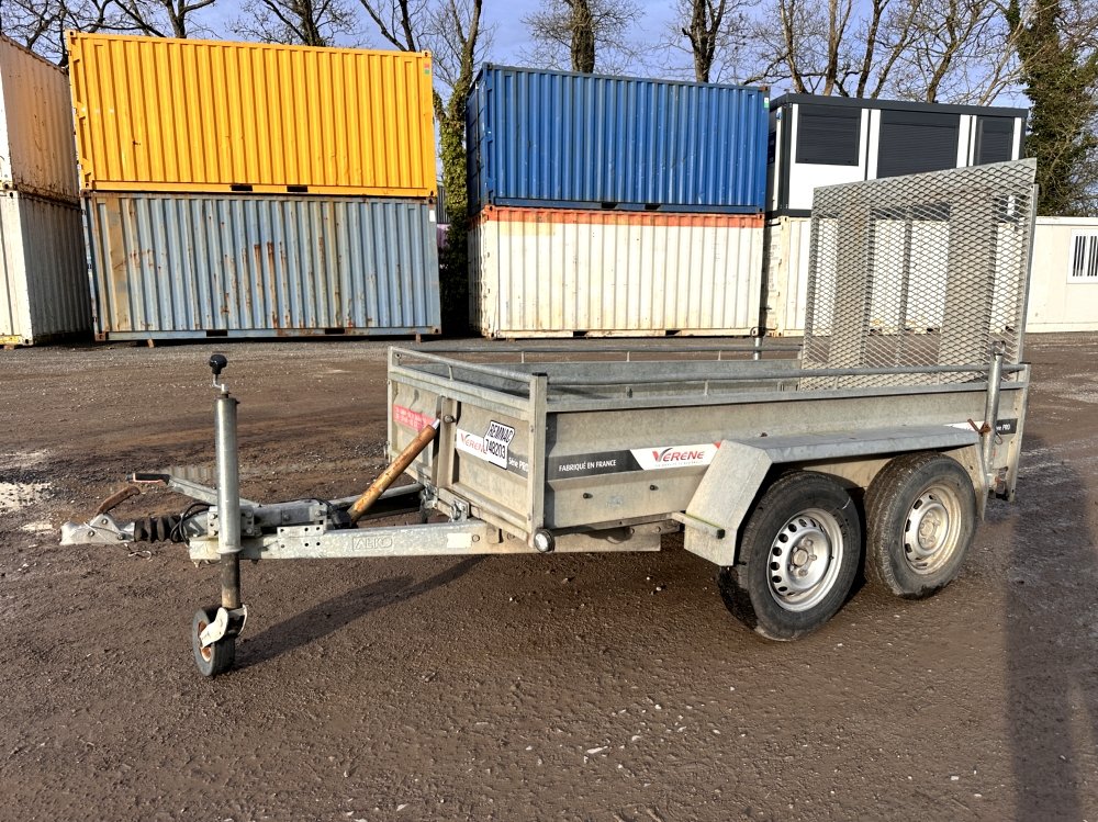 VERENE-REMORQUE BASCULANTE 2 ESSIEUX 2 TONNES SERIE PRO
